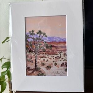 Joshua Tree Desert Landscape Art Print
